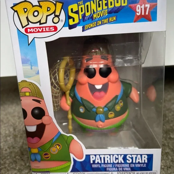 Funko Pop: Patrick star from the spongebob movie collection